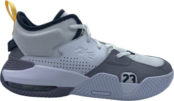 jordan stay loyal 2 maat 42 kleur wit/geel/grijs