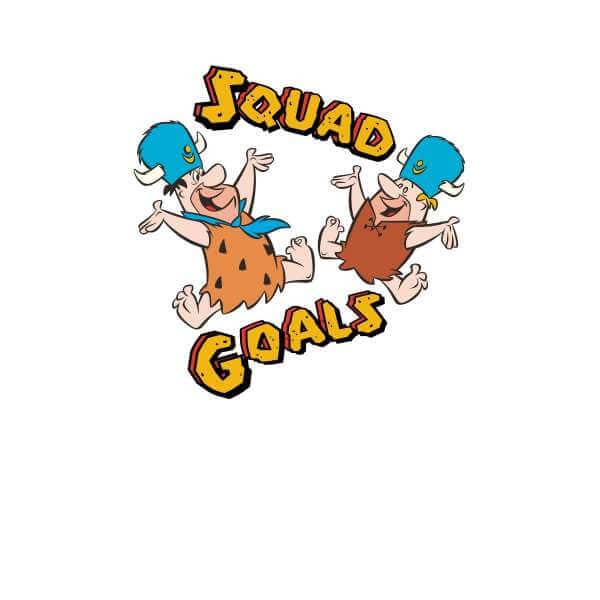 The Flintstones Squad Goals Trui - Wit - S