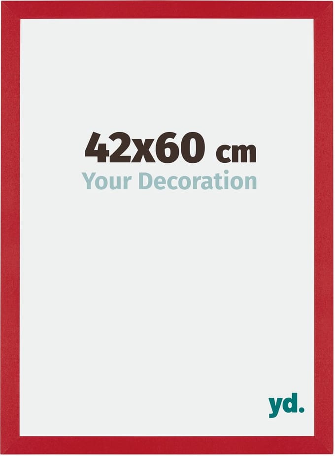 Your Decoration - Fotolijst 42x60 cm - MDF - Rood - Mura