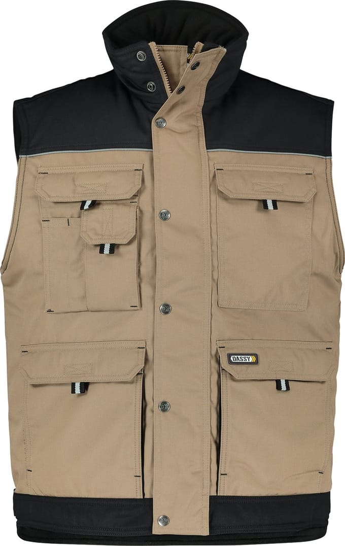 Tweekleurige bodywarmer