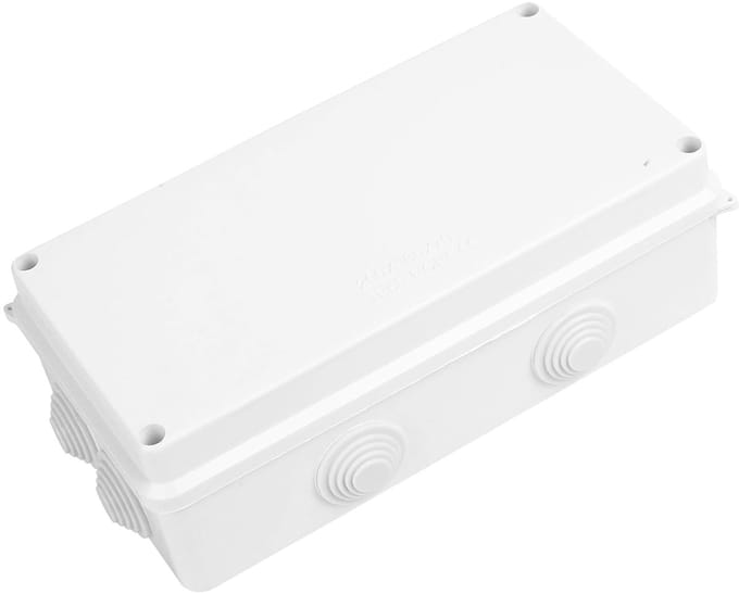 Waterdichte aansluitdoos - IP65 - 1 stuk - ABS materiaal - 200x100x70 mm