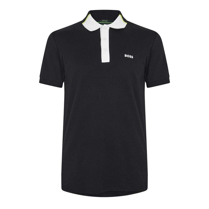Boss Heren Paddy 3 Poloshirt (Zwart)