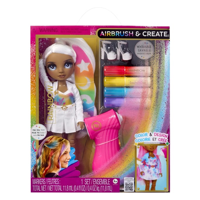 Rainbow High Air Brush & Create Fashion - Grijs Oog - Creëer en Spray