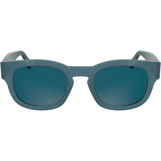 Vierkante Zonnebril Blauwgroen