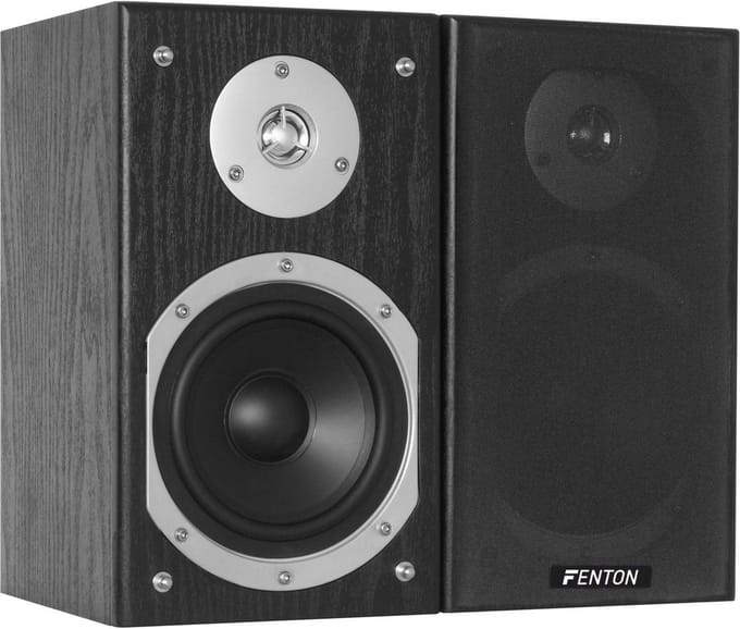 Luidsprekers - Fenton SHFB55B Boekenplank luidsprekerset 5 - 140W - Zwart