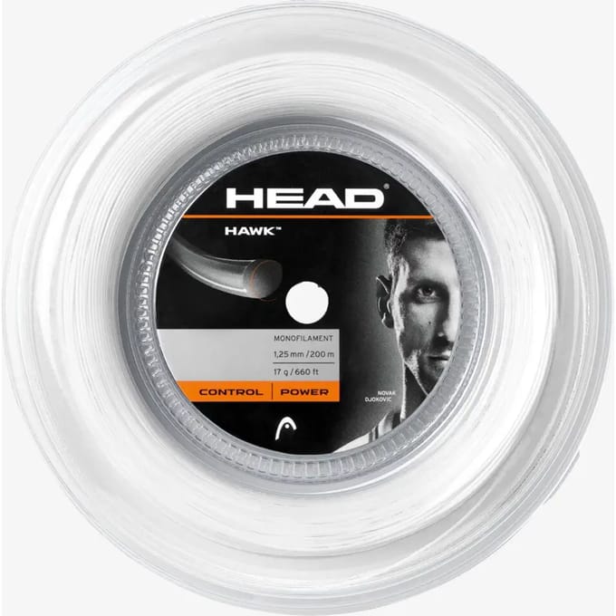 HEAD Hawk Rol Snaren 200m-Wit