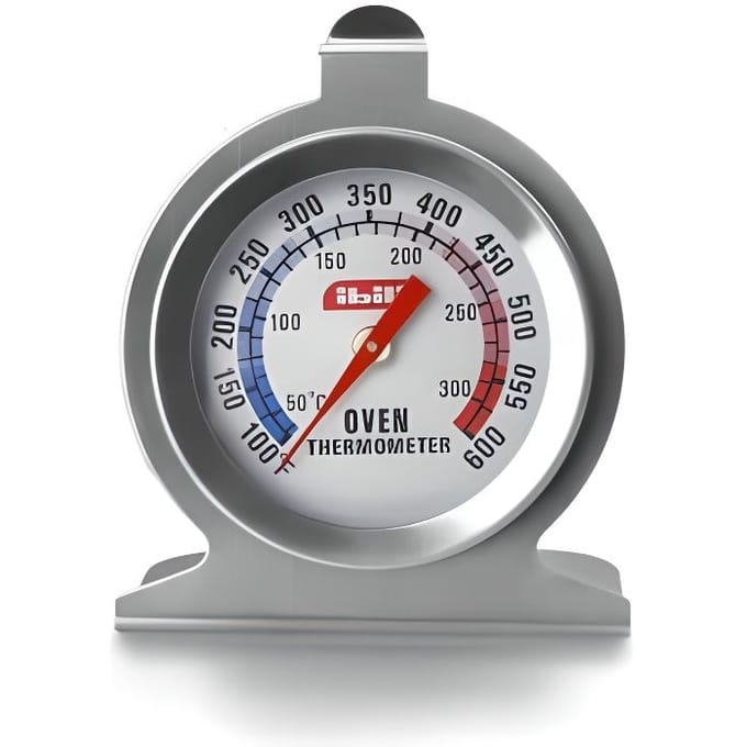 Ibili 743400 Thermomètre pour Cuisson Au Four, Inox, Argent, 7 x 6 cm