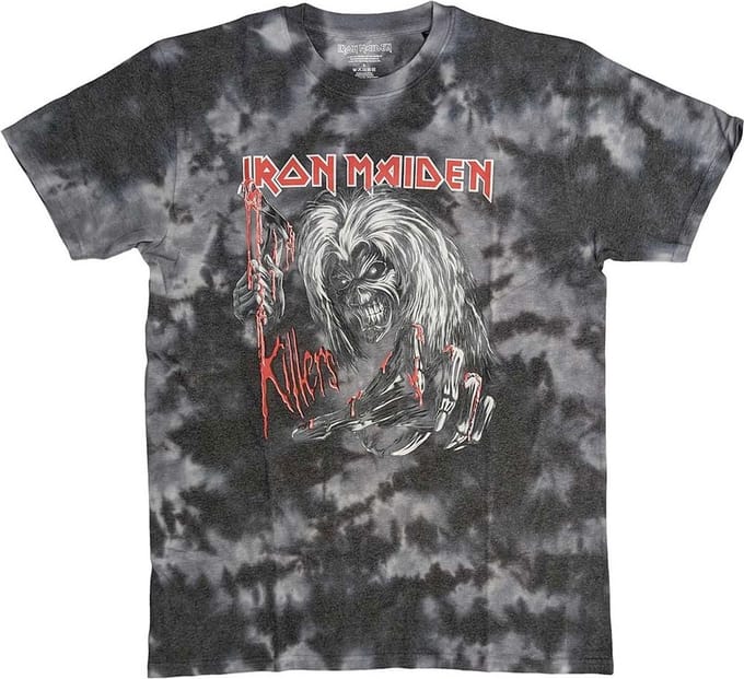 Iron Maiden - Ed Kills Again Heren T-shirt - S - Zwart/Grijs