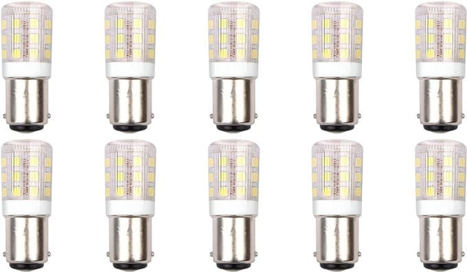SPL Ba15d LED Lamp 3W - Neutraal Wit - 250lm - LED Buislamp T18 - 10 Stuks