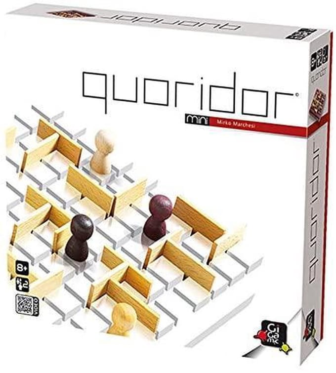 Gigamic - Quoridor Mini - Abstract Strategisch spel - NL GB FR DE ES IT