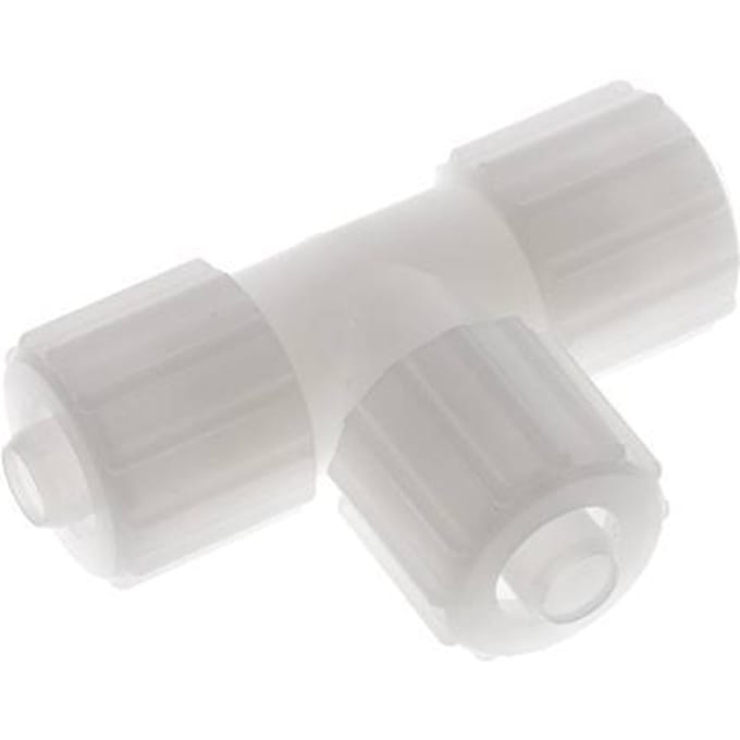 15x9mm PVDF T-Vorm Tee Knelfitting 10 Bar PVC En PA