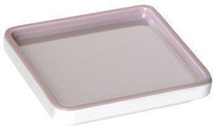 Pantone Serveerschaal - S - Vierkant - 8 x 8 x 1,3 cm - Keepsake Lilac 15-2705 - Roze