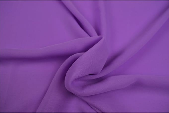 Chiffon stof - Lila - 1 meter - Per meter - 150cm breed