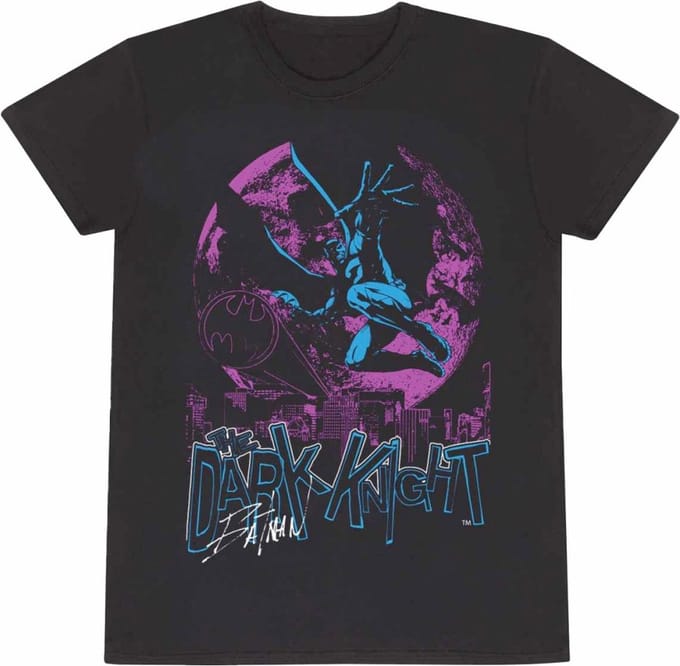 DC Comics Batman - Dark Knight Mens Tshirt - L - Zwart