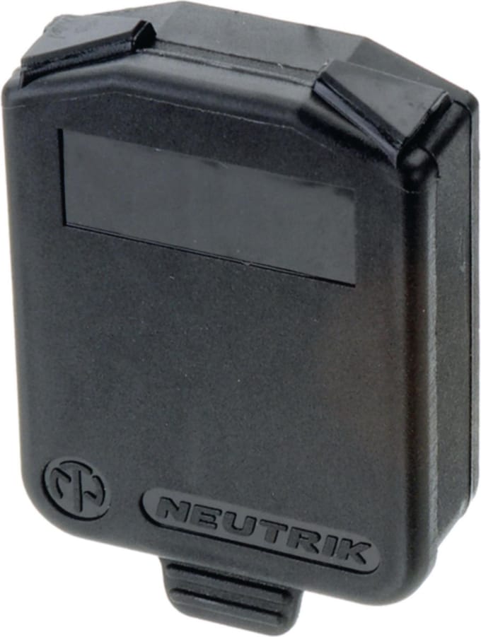 Neutrik SCDX Covering cap Zwart 1 stuk(s)