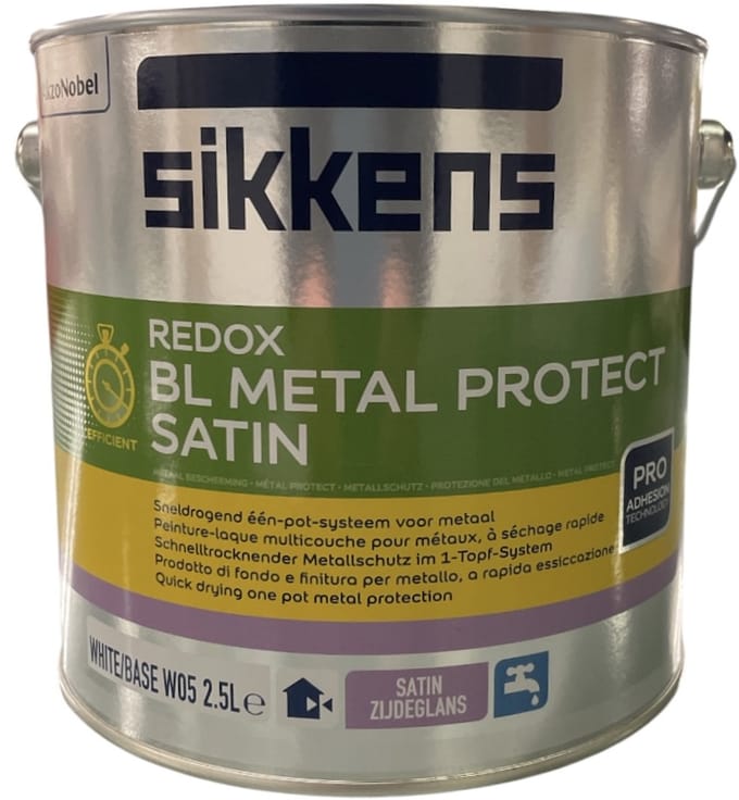 sikkens redox bl metal protect satin wit 2.5 ltr