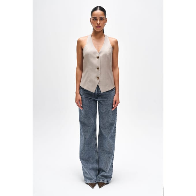BENU Beige Dames Gilet
