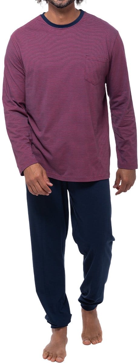 Ammann Heren pyjama Night & Home Cotton
