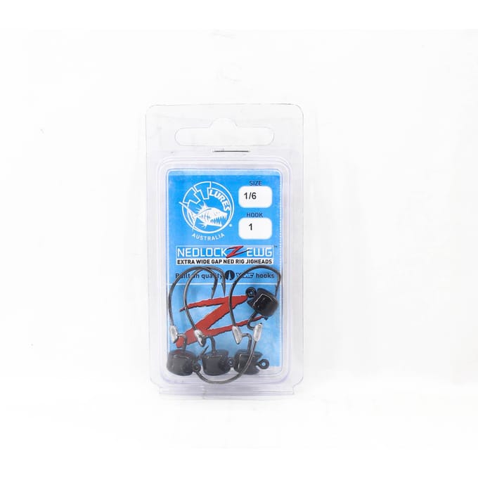 Tackle Tactics TT Nedlockz EWG Jig Head Zwart 1/6 oz 1 (6212)