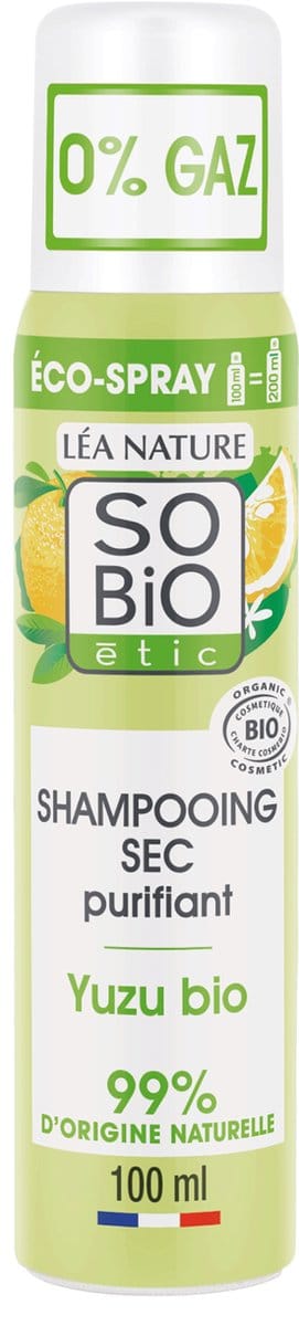 SO’BiO étic Purifying dry shampoo yuzu 100 Milliliter
