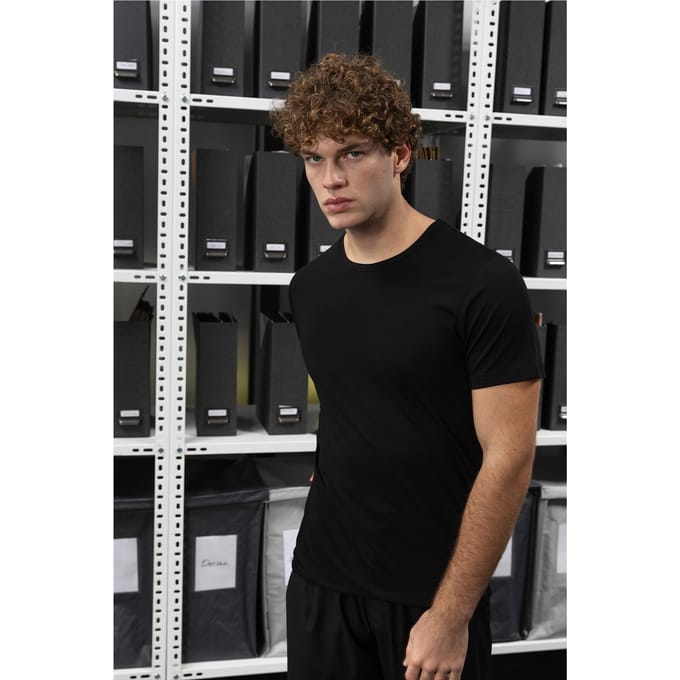 Slim Fit Ronde Hals Katoenen T-Shirt