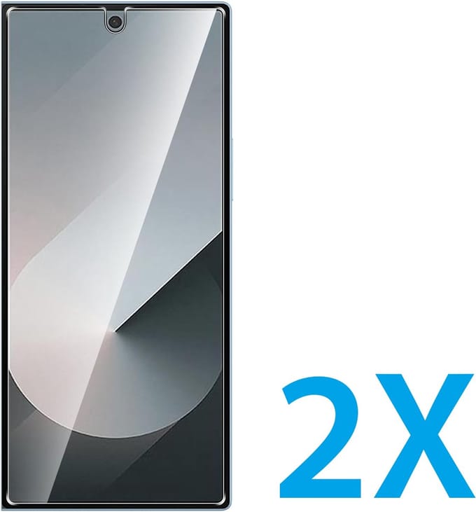 Screen protector Geschikt voor: Samsung Galaxy Z Fold 6 - Screenprotector 2x - glas - bescherm - beschermglas - ZT Accessoires