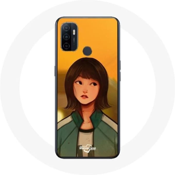 Coque Oppo A53 Squid Game Ji Yeong Numéro 240