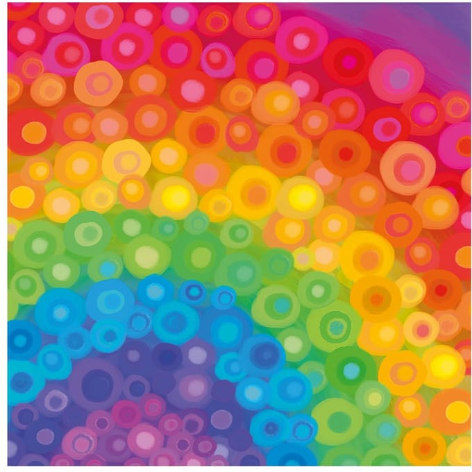 Servet "Rainbow Art" - 20 stuks