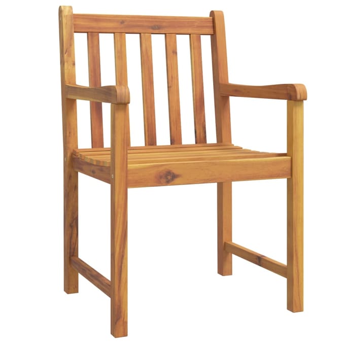 vidaXL - Tuinstoelen - 4 - st - 56x55,5x90 - cm - massief - acaciahout