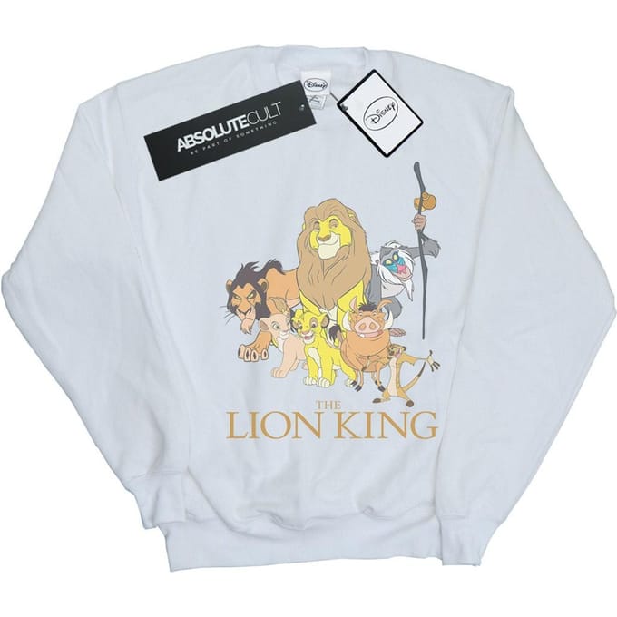 Disney Jongens The Lion King Groep Sweatshirt (Wit)