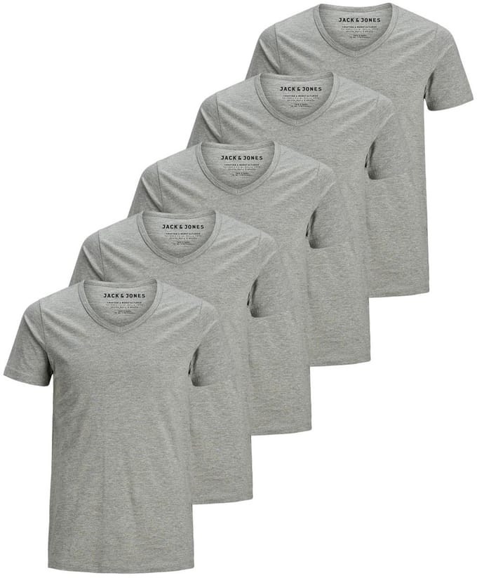 Jack & Jones Heren t-shirt 5 pack Essentials