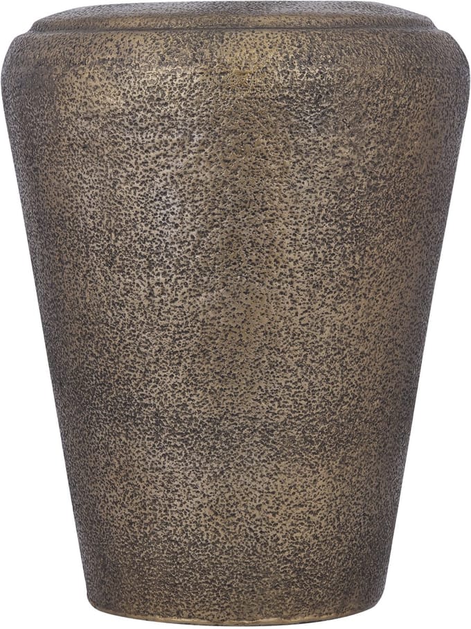 PTMD Kardine Antique Gold Alu Pot Dented Round L