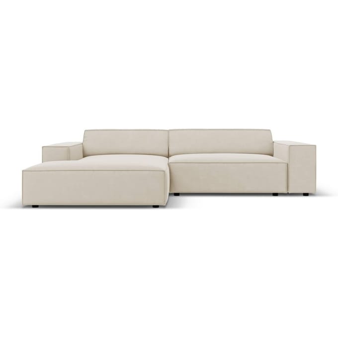4-zits hoekbank Jodie velvet links | Micadoni