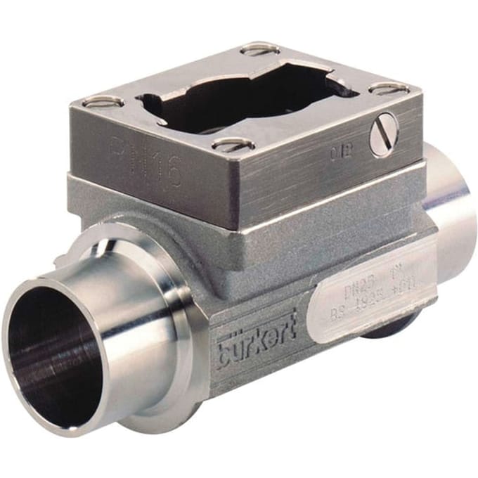 Fitting met paddle wheelsensor, lasuiteinde DN65, RVS - Bürkert S030 - 443374