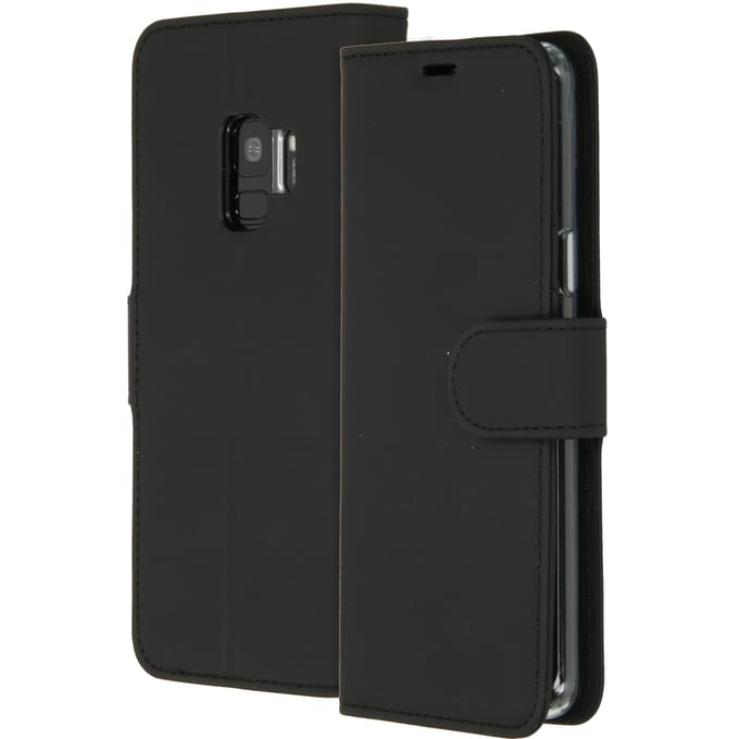 Accezz Hoesje - Geschikt voor Samsung Galaxy S9 - Wallet Softcase Bookcase - Zwart