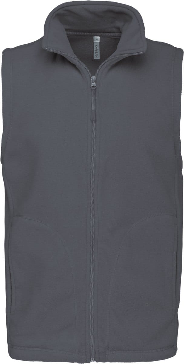 Kariban Bodywarmer van microfleece heren K913 - Convoy Grey - 5XL