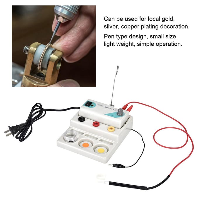 Zilver Goud Pen Type Plating Machine Sieraden Elektroplating Pen Bewerkingsgereedschap gray
