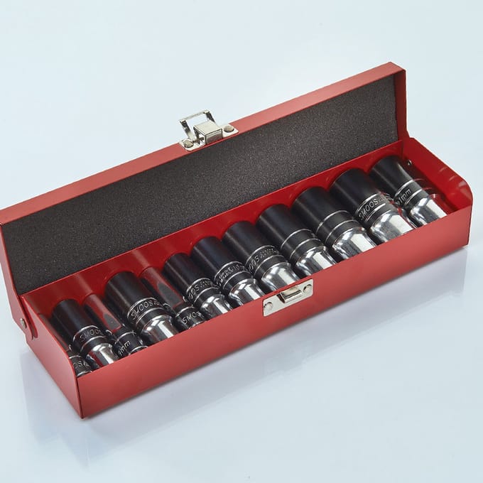 Smoos® Lange doppenset 12-delig - 3/8