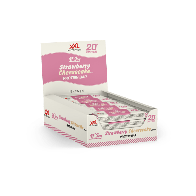XXL Nutrition N'Joy Protein Bar Aardbei 15 Pack