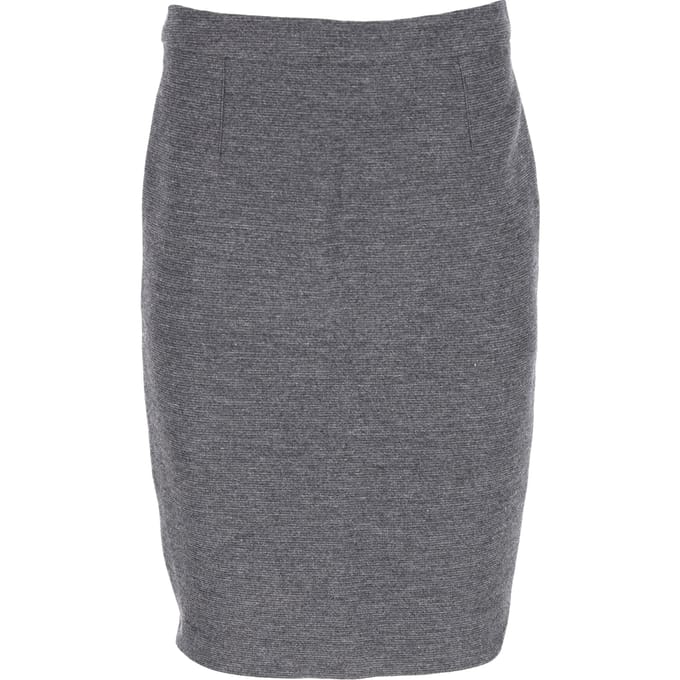 Lanvin kokerrok van grijze wol