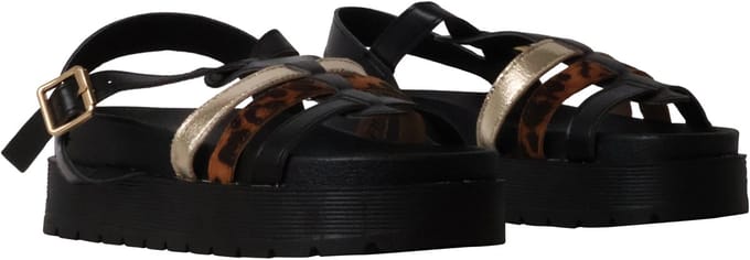 Platte sandalen met bandjes van Joalice Paris