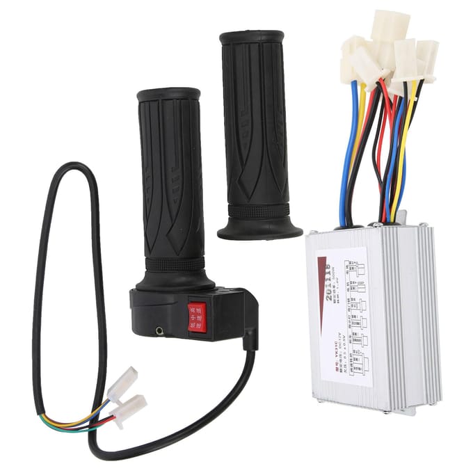 Poignées d'accélérateur de vélo 12V500W Contrôleur à balais 3 ?Poignée de vitesse Accessoire pour vélo électrique white