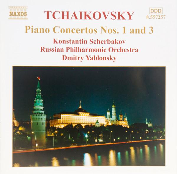 Konstatin Scherbakov, Russian Philharmonic Orchestra, Dmitry Yablonsky - Tchaikovsky: Piano Concertos Nos.1 & 3 (CD)