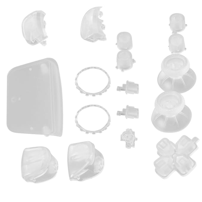 Boutons de remplacement L2 R2 Ensemble complet de boutons Kit de réparation de boutons de remplacement pour PS5 rouge