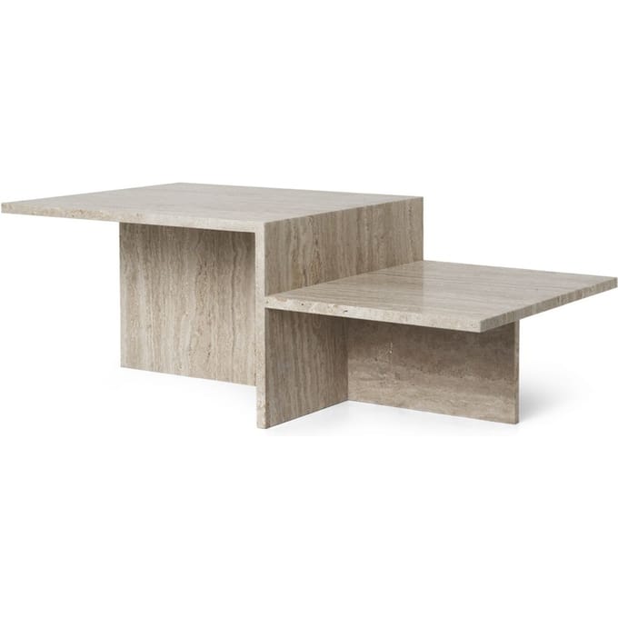 Ferm Living Distinct Travertin Salontafel H35