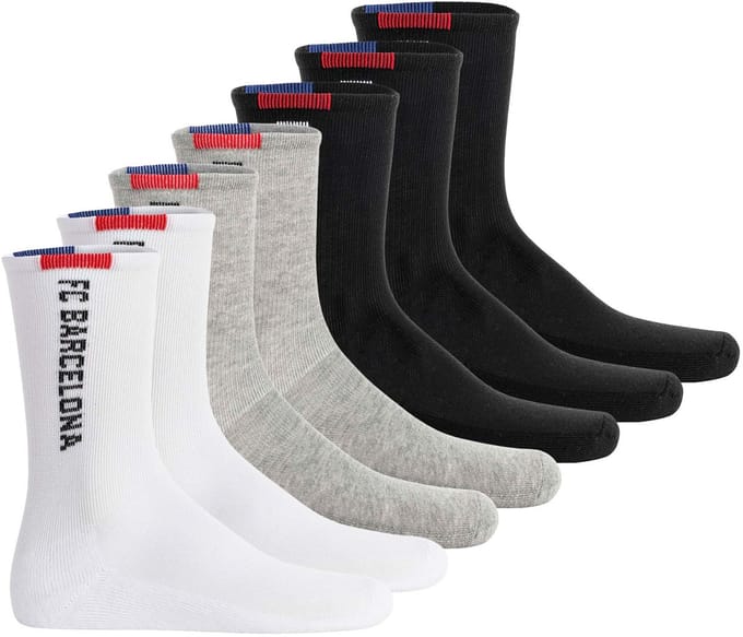 FC Barcelona Sokken FCB Kids Crew Socks 7-Pack 7-pak