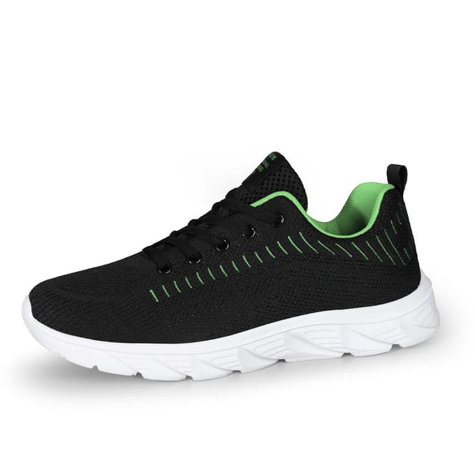 Vliegend Geweven Bovenwerk Kleurafstemming Lichte Casual Schoenen 39 black