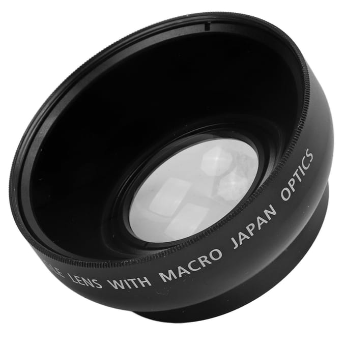 43mm 0.45X Groothoeklens Legering en Optisch Glas voor 43MM Filterdiameter Cameraobjectieven gray