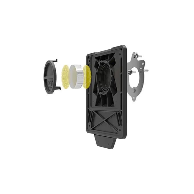 Motorfiets kentekenplaat drager met compartiment Racetech