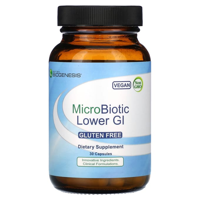 Nutra BioGenesis, MicroBiotic Bas Gastro-intestinal, 30 Capsules